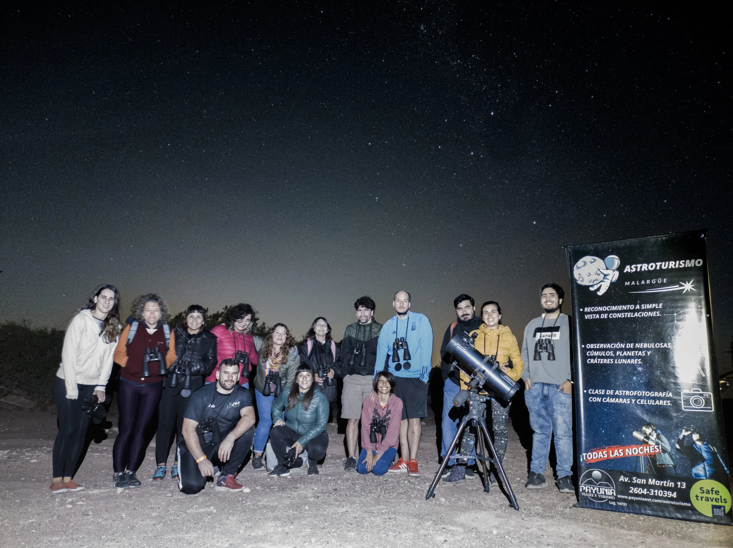 Photo of the star-filled sky from Malargüe
