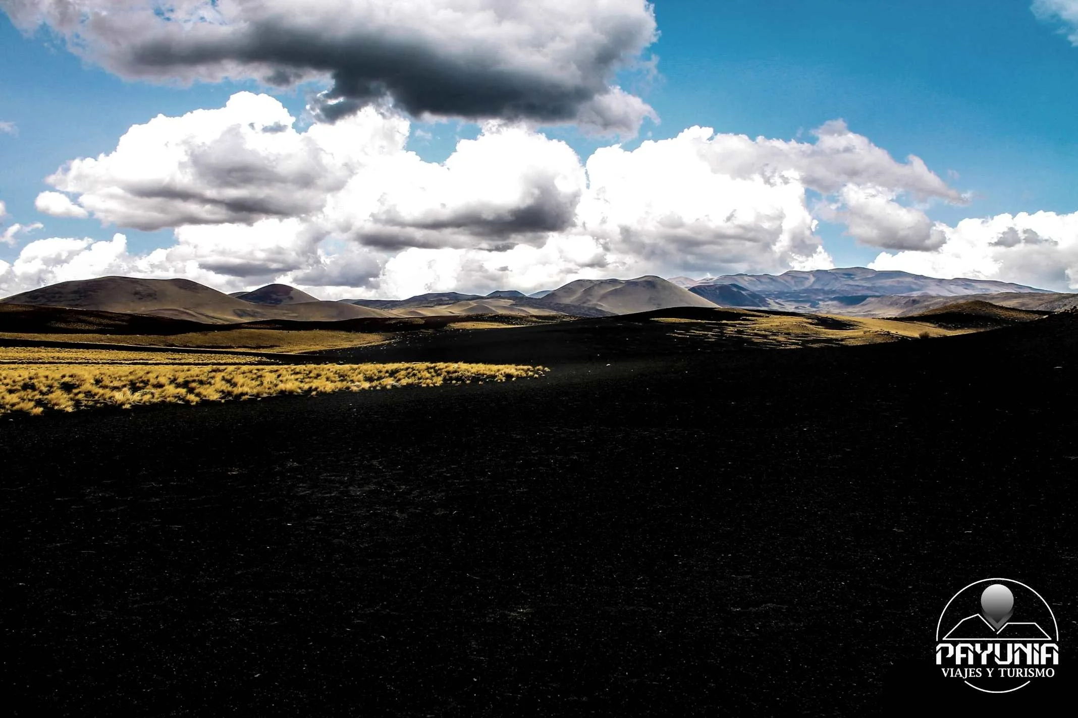 Pampas Negras — volcanic lava plain of La Payunia